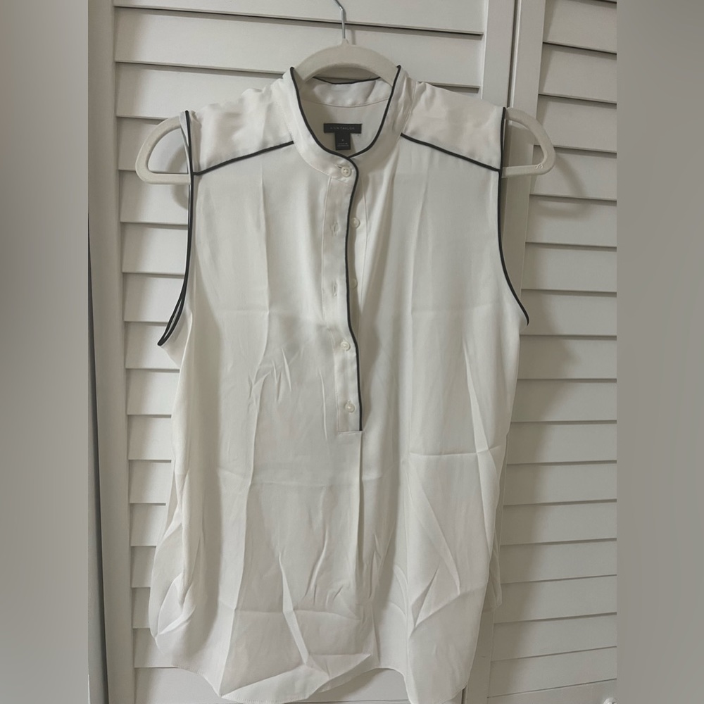 Ann Taylor sleeveless blouse
